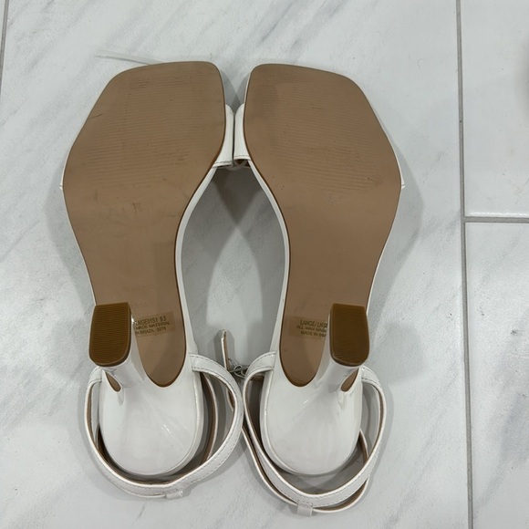 NEW! Steve Madden White Patent Lange Heels - Size 9.5 - Picture 13 of 15